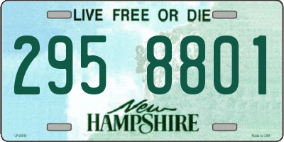 NH license plate 2958801
