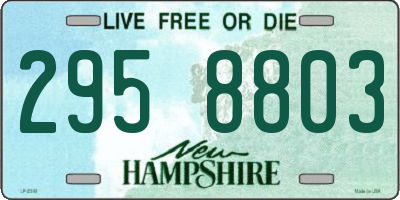 NH license plate 2958803