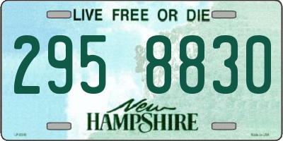NH license plate 2958830