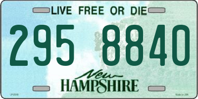 NH license plate 2958840