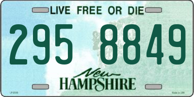 NH license plate 2958849
