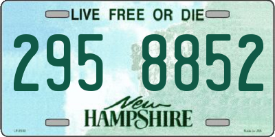 NH license plate 2958852