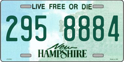NH license plate 2958884