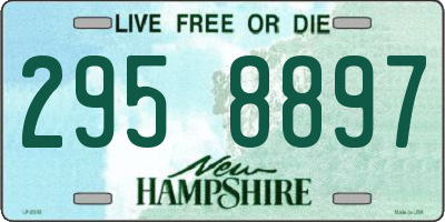 NH license plate 2958897