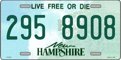 NH license plate 2958908