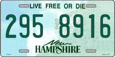 NH license plate 2958916