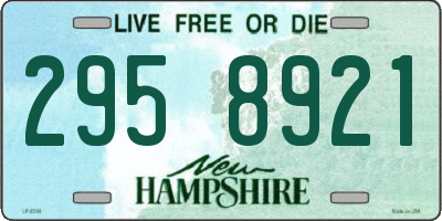 NH license plate 2958921