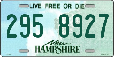 NH license plate 2958927