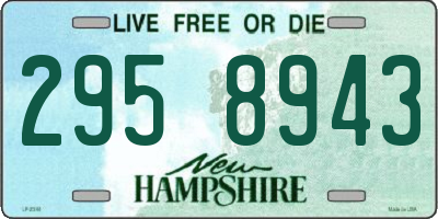NH license plate 2958943