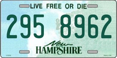 NH license plate 2958962