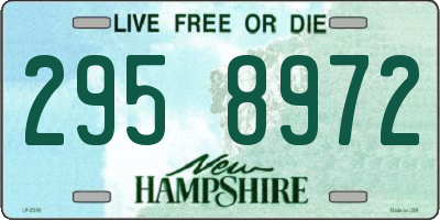 NH license plate 2958972