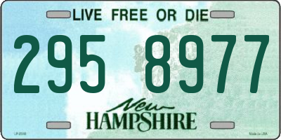NH license plate 2958977