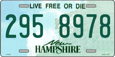 NH license plate 2958978