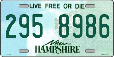 NH license plate 2958986