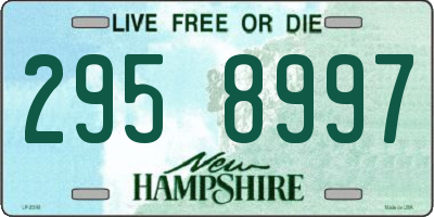 NH license plate 2958997