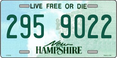 NH license plate 2959022