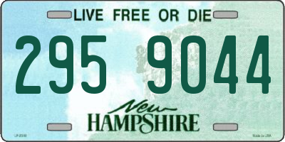 NH license plate 2959044