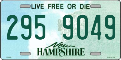 NH license plate 2959049