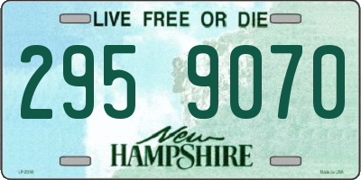 NH license plate 2959070