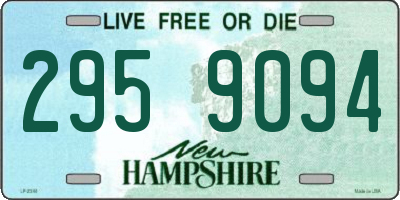 NH license plate 2959094