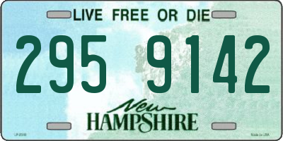 NH license plate 2959142