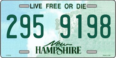 NH license plate 2959198