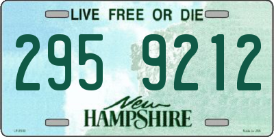NH license plate 2959212
