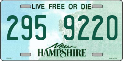 NH license plate 2959220