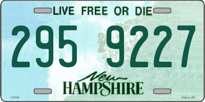 NH license plate 2959227