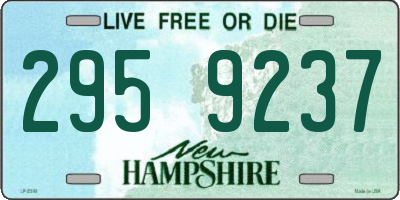 NH license plate 2959237