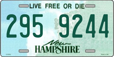 NH license plate 2959244
