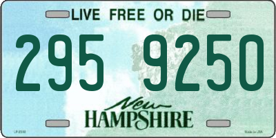 NH license plate 2959250