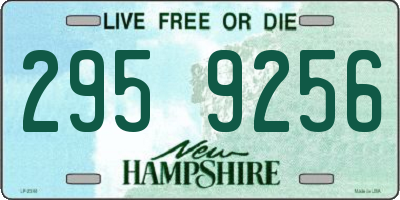 NH license plate 2959256