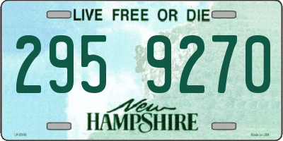 NH license plate 2959270
