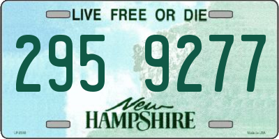 NH license plate 2959277