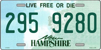 NH license plate 2959280