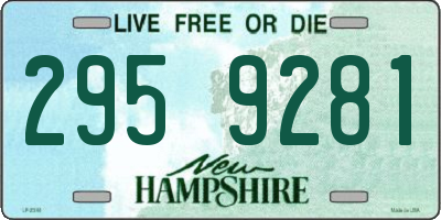 NH license plate 2959281