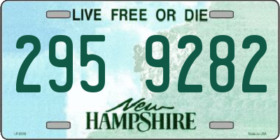 NH license plate 2959282