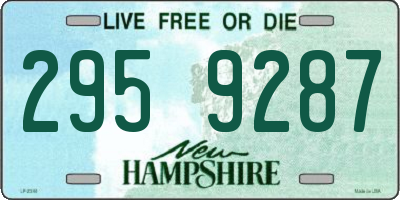 NH license plate 2959287