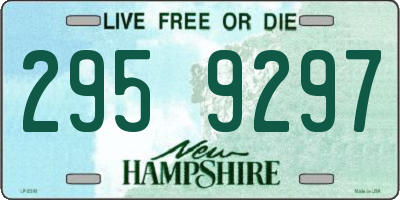NH license plate 2959297