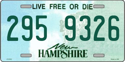 NH license plate 2959326