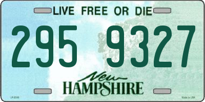 NH license plate 2959327