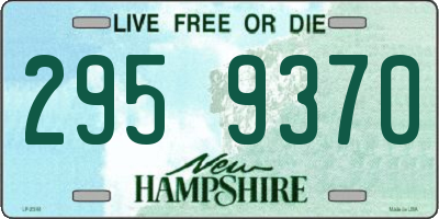 NH license plate 2959370