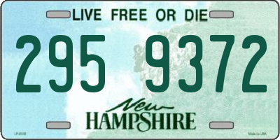 NH license plate 2959372