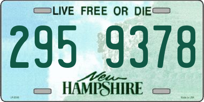 NH license plate 2959378
