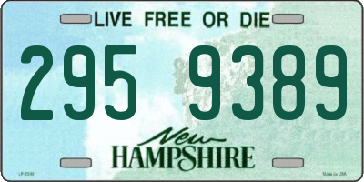 NH license plate 2959389