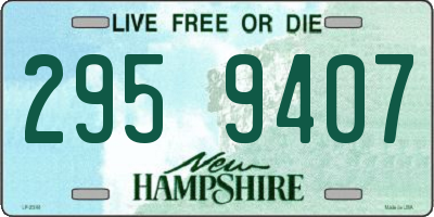 NH license plate 2959407