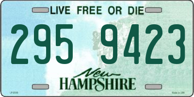 NH license plate 2959423