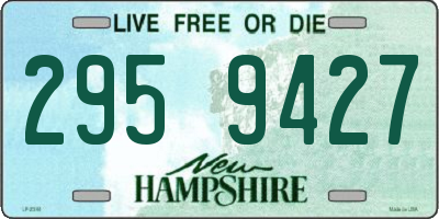 NH license plate 2959427