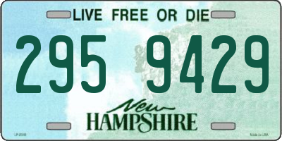 NH license plate 2959429